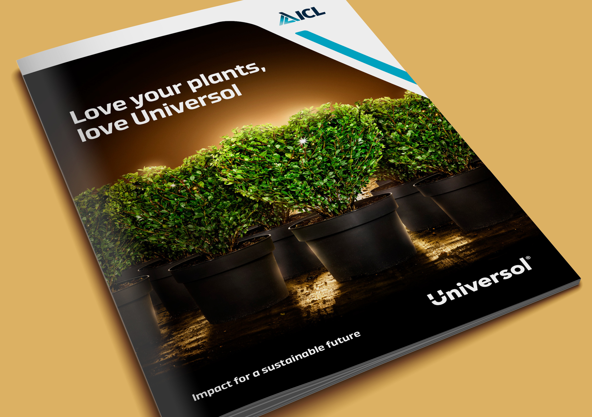 Cover design of an ICL brochure