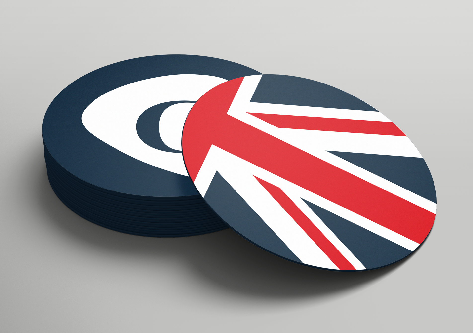 The Cumberland coasters showing the company logo