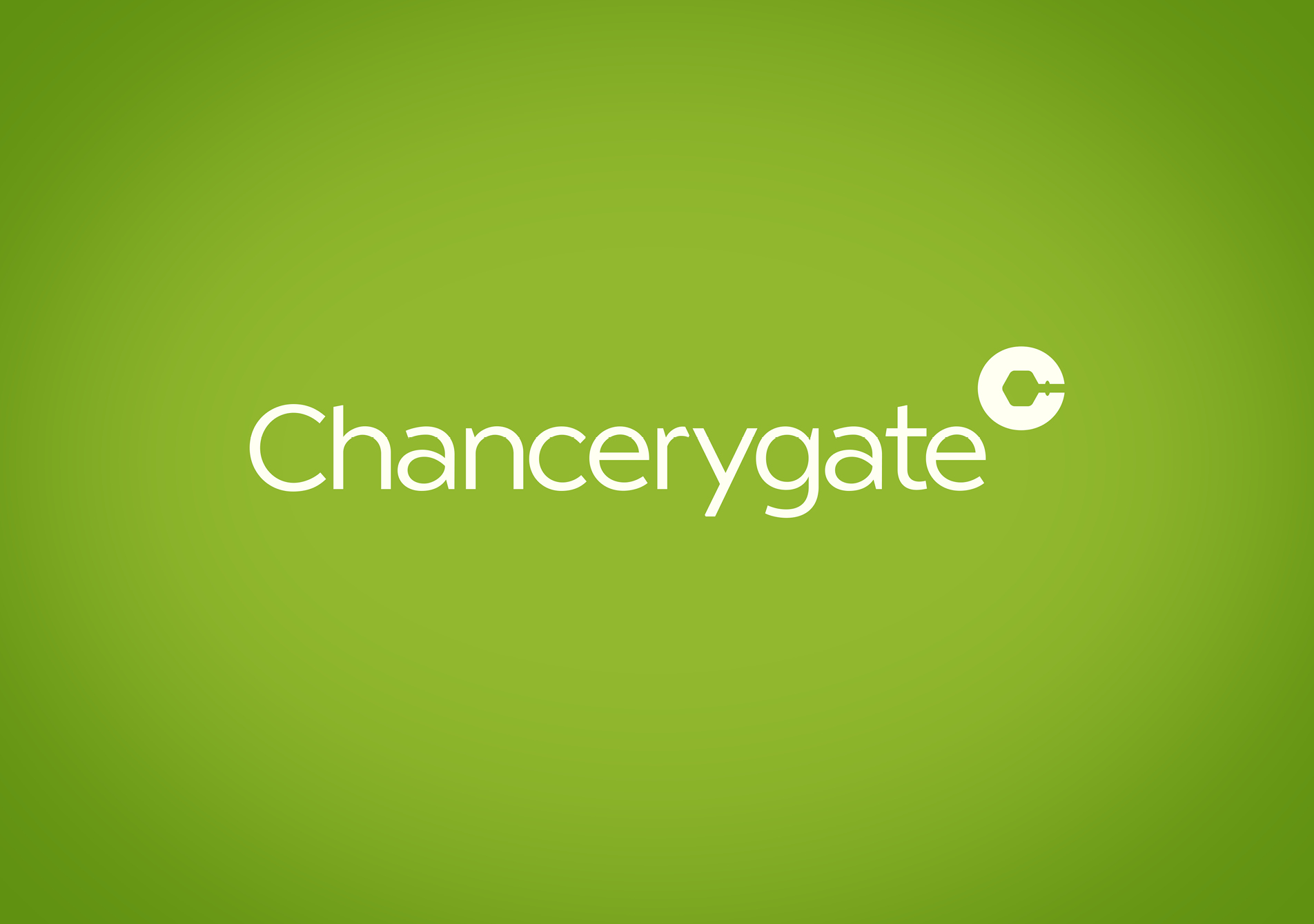 Chancerygate logo displayed on a green background