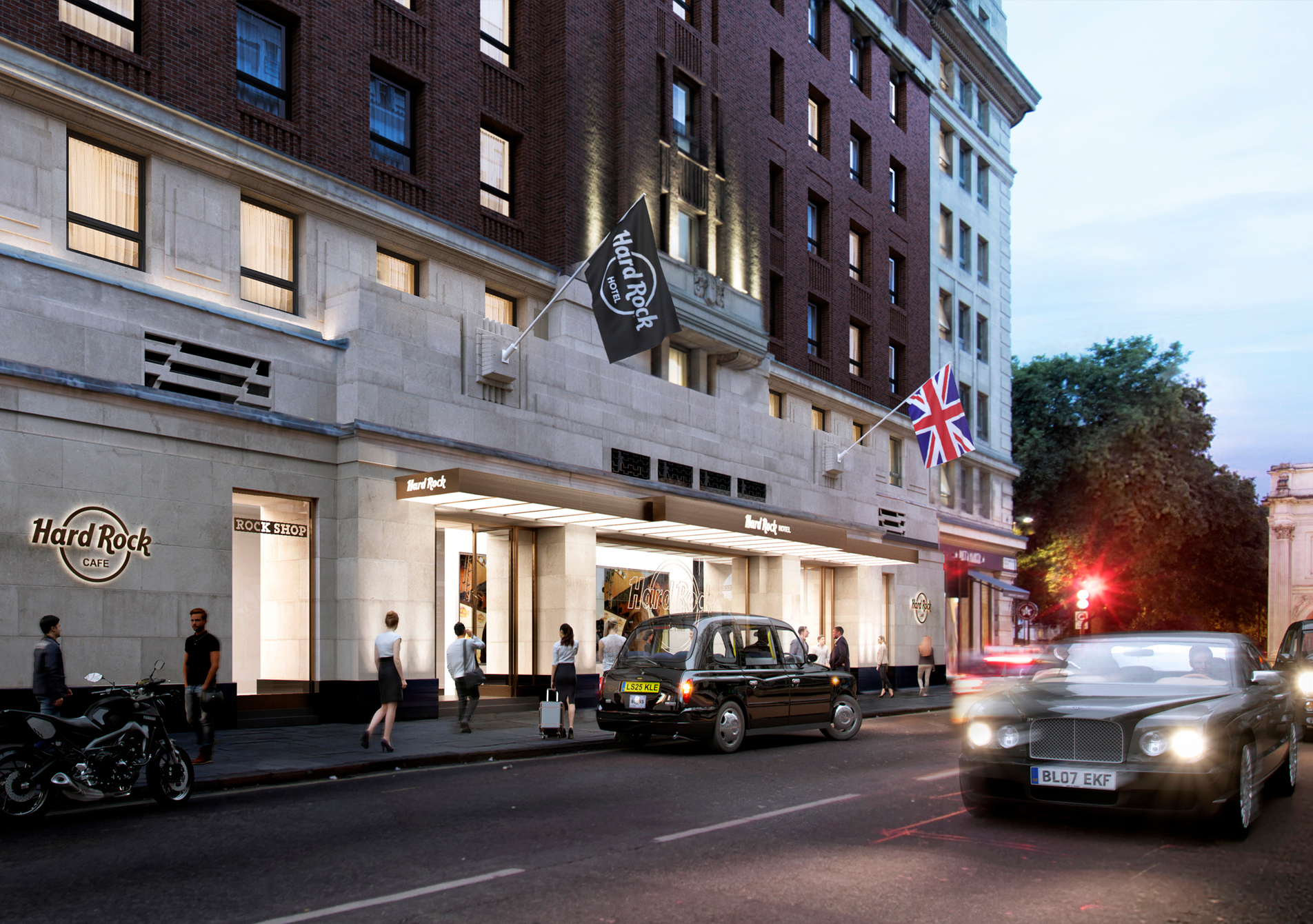 Exterior image of Hard Rock Hotel London